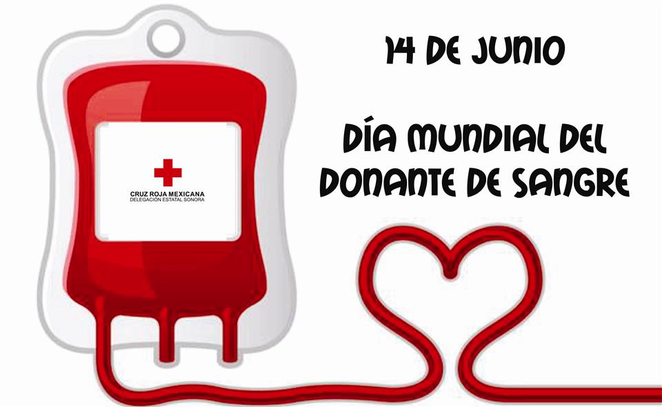 Cruz Roja Mexicana - Delegacion Sonora - Día Internacional del Donante de  Sangre